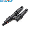 IP67 2 to 1 T Branch PV Connector TUV approved FFM or MMF 100% PP0 2.5mm sq~6.0mm TF0168