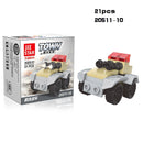Mini Transportation tank plane Car Educational Assembled Models Building Blocks Compatible small Bricks toys for children