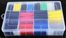 580pcs/530pcs/260pcs Assortment Electronic 2:1 Wrap Wire Cable Insulated Polyolefin Heat Shrink Tube Ratio Tubing Insulation