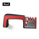 Knife Sharpener 4 in 1 Diamond Coated&Fine Rod Knife Shears and Scissors Sharpening stone System Stainless Steel Blades