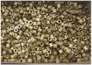 100PCS M3*3*4mm OD 4mm Brass Inserts Double Pass Copper Knurl Nut Embedded Fastener