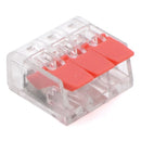 (30&50Pieces) Lever Nuts-3 New style compact Splicing Connectors Quick Disconnect Wire Connectors AWG 24-12