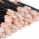 Hot Disposable 30/50/100PC Eye shadow Brush Makeup Dual Sided Sponge Nylon Set Eye Shadow Brushes For Cosmetic Applicator Makeup