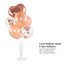 Tubes Balloons Base Holder Column Stand Confetti Latex Foil Balloon Accessories Kids Birthday Baby Shower Party Decora Supplies