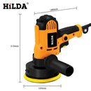 HILDA Electric Car Polisher Machine Auto Polishing Machine Adjustable Speed Sanding Waxing Tools Car Accessories Powewr Tools