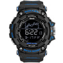 SMAEL Mens Watch Military Waterproof Sport WristWatch Digital Stopwatches For Men 1802 Military Electronic Watches Male Clock
