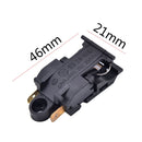 2pcs 13A Electric Kettle Thermostat Switch 2 Pin Terminal Kitchen Appliance Parts 46x21mm