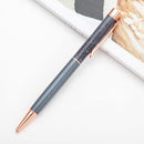 Creative High Grade Metal Gold Foil Into The Water Bead Pen Gold Foil Pen Metal Signature Pen School Stationery Office Supplies