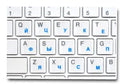 Russian Keyboard Stickers Transparent Paster Tags Strong Viscosity Keyboard Cover Alphabet Layout With Button Letters Waterproof