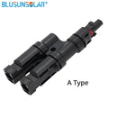 IP67 2 to 1 T Branch PV Connector TUV approved FFM or MMF 100% PP0 2.5mm sq~6.0mm TF0168