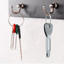 1 Set Stainless Steel Mini EDC Multifunction Screwdriver Key Shape Slotted Screwdrivers Keychain Pocket Repair Tool
