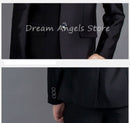 2015 new arrival fashion baby boys kids blazers boy suit for weddings prom formal black blue dress wedding boy suits