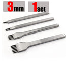 3/4/5/6mm Spacing Punch Tool For Leather Hole Punches Tool Lacing Stitching Sewing DIY Leather Craft Tools 1/2/4/6 Prong