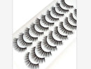 NEW 10 Pairs Natural False Eyelashes Fake Lashes Long Makeup 3d Mink Lashes Extension Eyelash Mink Eyelashes for Beauty 54