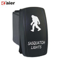 1PC 24V 20A Car Boat Rocker Switch 12V Waterproof Lighted Rocker Toggle Switch ON Off 5 Pin For Marine ATV RZR RV Auto Truck