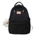 JULYCCINO Multifunction Double Zipper Women Backpack Teenager Girls Laptop Backpack Student Shoulder Bag Korean Style Schoolbag