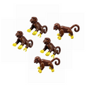 Animals Figures Dinosaurs Tiger Shark Wolf Monkey Giraffe Dinosaur Figure Model Building Blocks Toys for Children Kids Gifts