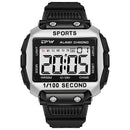 Super Easy to Read Scratch Proof Case 5ATM Water Resistant Digital Watch for Outdoor Sport