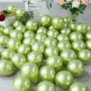 10Pcs 20pcs 5inch Gold Silver Purple Green Blue Metal Balloon Wedding Balloons Happy Birthday Latex Metal Chrome Ballon Decor