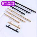 Modern Cabinet Shoe Rack Pull Simple Style Furniture Bedroom Closet Drawer Handle Aluminum Alloy, Gold Locker Wine Cabinet Knob