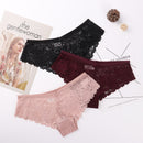3 Pcs Panties for Woman Underwear Sexy Lace Breathable Soft Lingerie Female Briefs Panty Sexy Transparent Women&