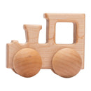 1PC Baby Toy Beech Wood Blocks Cartoon Car Educational Montessori Toys Children Teething Play Gym Baby Birthday Gift Products
