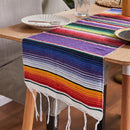 Boho Ethnic Style Beach Blanket Beach Towel Tassels Throw Rug Mexican Style Blankets Picnic Blanket Handmade Striped Tablecloth