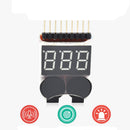 1pcs or 4pcs Hot Sell 2s 2s 3s 4s 5s 6s 7s 8S 1-8S LED Low Voltage Buzzer Alarm Lipo Voltage Indicator Checker Tester Wholesale