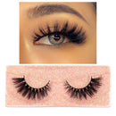 FOXESJI Makeup Eyelashes 3D Mink Lashes Fluffy Soft Wispy Natural Cross Lash Extension Reusable Fake Lashes Mink False Eyelashes