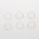 6Pcs 20mm Diameter Round Rocker Switches Black Mini Round Black White Red 2 Pin ON-OFF Rocker Switch KCD1-105