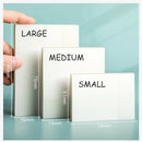 Transparent sticky notes with scrapes stickers sticky simple and high-value note paper for Student office stationery