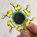 Dynamic Spinner Fidget Toys Animated Pikachu Sasuke Jiraiya Hatake Kakashi Nezuko Jouet Anti Stress Enfant Toy