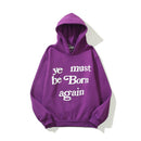 Graffiti Letter Foam Plus Velvet Sweatshirts Men and Women Harajuku Oversized Fleece Hoodie Hip Hop Stranger Things Hooded Hoody