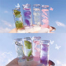 Lip Oil Transparent Lip Gloss Clear Petal Lip Balm Liquid Lipstick Glass Lip Gloss Colorless Moisturizing Lip Balm Lip Care