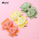 Big Bow Headwrap, Baby Headband, top knot headbands head wraps, Over Sized Bow Head wraps, Baby Headbands, Baby Girl Big Hair Bo