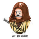 Disney Luke Skywalker Ahsoka Tano Building Block Yoda Obi-Wan Kenobi Sith Kylo Ren Count Dooku Starkiller Brick Figure Toy