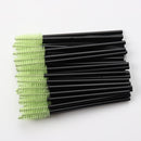 50 Pcs Disposable Crystal Eyelash brush Mascara Wands Applicator Diamond Eye Lash brushes Eyelash Extension women Makeup tools
