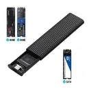 Dual Protocol M2 NVMe/SATA SSD Case 10Gbps HDD Box M.2 NVME NGFF SSD to USB 3.1 Enclosure Type-C to Type-A for M.2 Hard Disk