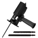 Electric Drill Modified To Electric Saws Reciprocating Saw Adapter Accessory with Sawblade Power Tool Saws Drill to Jig Saws