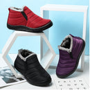 Women Boots Ultralight Winter Shoes Women Ankle Botas Mujer Waterpoor Snow Boots Female Slip On Flat Casual Shoes Plush Footwear