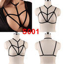 Pentagram Harness For Women Cheapest Garter Belt Erotic Goth Accessories Bondage Cupless Bra Festival Clothes Rave Sexy Lingerie