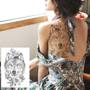 Realistic Sexy Peony Tattoos Temporary Women Adult Flower Arm Tattoos Sticker Waterproof Fake Floral Bloosom Body Leg Art Tatoos