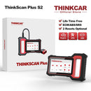 THINKCAR Thinkscan Plus S2/S4/S7 Lifetime Free 2/4/5 Resets Genuine Car Diagnostic Tool ECM/TCM/ABS/SRS/BCM System OBD2 Scanner