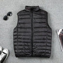 Winter Men Duck Down Vest 2021 Coat Ultralight Sleeveless Puffer Vest Jacket ultra thin warm lightweight down jacket Waistcoat