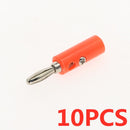 10Pcs/set Male Female J072 4mm Banana Plug Male And Female To Insert Connector Banana Pin DIY Model