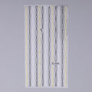 1PC Silver Gold Lines Stripe 3D Nail Sticker Geometric Waved Star Heart Self Adhesive Slider Papers Nail Art Transfer Stickers