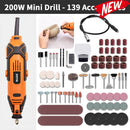 HILDA Electric Drill Grinder Engraver Pen Grinder Mini Drill Electric Rotary Tool Grinding Machine Accessories