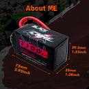2PCS CNHL Lipo Battery 4S 6S 14.8V 22.2V 1100mAh 1200mah 1300mah 1500mah 100C With XT60 For RC FPV Quadcopter Drone Airplane