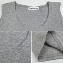 Sexy Women Round Neck Pure Color Crop Tops Patchwork Sleeveless Camisole Tank Tops Fashion Ladies Slim Vest Tee Top T-shirt Hot