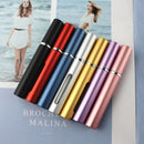 1PC Top Quality 5ml Perfume Bottle Mini Metal Sprayer Refillable Aluminum Perfume Atomizer Travel Size